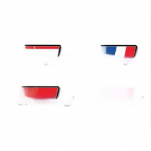 Custom flag name bicycle decals Bike frame stickers cycling accessories Road mtb helmet decoration Bike stickers