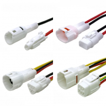 1 Set 1 2 3 4 Pin MT090 Auto Socket Motorcycle Housing Electrical Cable Connectors Waterproof Female Male Wire Harness Plug