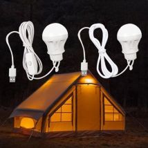 100/240CM Portable Lantern Camping Lights USB Bulb Power Bank Camping Equipment 5V LED USB for Tent Lanterns Camping Hiking Lamp