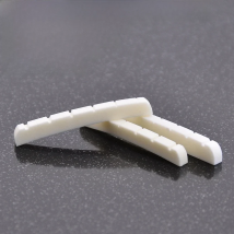 1 Piece  Real Slotted Bone Nut For  6 Strings ST TL Electric Guitar ( Bottom  Flat / R7.25 / R10   42MM*3.4MM*6MM )