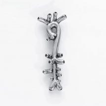 Aorta Lapel Pin Ancient Silver Color Pins Brooches Medical Gift Doctors Nurses Classic Jewelry Pins Metal Men Accessories