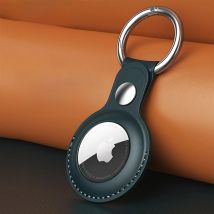 Vothoon PU Leather Case for Apple Airtag Protective Case Cover for Apple Locator Tracker Anti lost Device Keychain