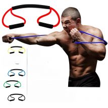 MMA Boxing Resistance Bands Rubber Speed Training Pull Rope Punching Dodge Training Pull Rope Gym Workout Strength Equipment