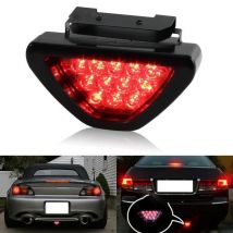 12V 7W Car Motor LED Brake Light F1 Triangle Reverse Safety Parking Strobe Fog Lamp Universal Led Rear Laser Warning Tail Light