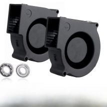 1pcs Gdstime 75mm 75x30mm DC 5V 12V 24V Sleeve&Dual Ball  Turbo Centrifugal Fan Cooler 7530 Brushless  Air Flow Cooling Fan