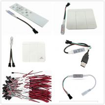 Mini WS2812B WS2811 Controller for Pixel LED Strip Light USB 3 4 Key WS2812 LED Light Strip SP621E Music Bluetooth APP DC5V-24V