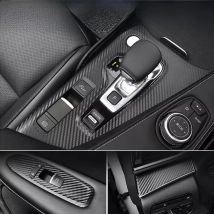Suitable for QX50 Interior Stickers, Carbon Fiber Modified Film for Central Control Gear Shift for Infiniti QX50 2018-2024