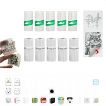 Self Adhesive Thermal Paper Mini Printer Paper For Peripage Printable Sticker Paper for Pocket Thermal Printer 57x25mm