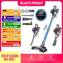 Inse S9X Odkurzacz bezprzewodowy, 55KPa, pojemnik na kurz o pojemności 1 l, podświetlany wyświetlacz stanu baterii, do sierści zwierząt, dywanów