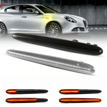 2Pcs LED Dynamic Side Marker Lights Arrow Turn Signal Blinker Lamps For Alfa Romeo Giulietta 940 Juliet Sprint Veloce 2010-2021