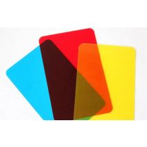 40 Pieces Transparency PVC Acetate Sheets Thickness 200micron Clear Color Business Cards
