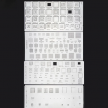 4PCS Universal BGA Stencil for MTK MSM Samsung Huawei Xiaomi iPad CPU RAM PM Power IC Reballing BGA Direct Heat Template