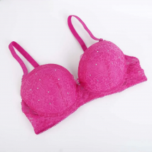 New Lace Drill Bras Women Plus Size Push Up Underwear Bra Brassiere 34 36 38 40 ABC Cup For Female Bralette