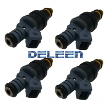 Deleen 4pcs  Fuel injector Fit BMW 1987-1988 325 528e FJ519 2.7L 0280150703