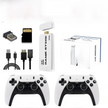 Hot 4K Pro Game Stick 64G 30000+ Video Game Console 2.4G Double Wireless Controller 4K Retro Game TV Stick Retro Classic Games