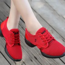 Breathable Soft Summer Women Dance Shoes Lightweight Outdoor Training Casual Sneakers Ladies Sports Modern Jazz Practice Shoes