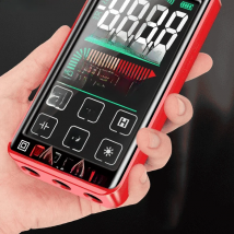 HUAJIAYI Fs8233pro Smart Digital Multimeter Touch Screen Multimetro Transistor 9999 Counts True Rmsauto Range DC/AC 10A Meter