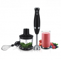 Stainless Steel Hand Blender 3 In 1 Immersion Electric Food Mixer With Bowl Kitchen Vegetable Meat Grinder Chopper Whisk Sonifer