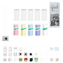 Mini Printer Color Sticker Thermal Paper Label Paper Sticker Photo Papers For PeriPage PAPERANG Poooli 57mm width Photo Printer