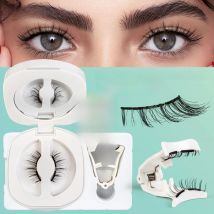 VYRILA Soft Magnetic Eyelashes No Glue Needed Reusable Natural Look 3D Lashes Easy Apply Soft Magnetic Lashes Kit for Eye Makeup