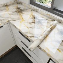 Thickening Decorative Walls Paper Wall Stickers Wallpaper for Kitchen Cooking Bench 40cm Waterproof and Oil Proof Adhesive Home