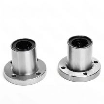 4pcs/lot LMF8UU LMF10UU LMF6UU LM12UU LM8LUU LMF12LUU LM16UU 8mm flange linear ball bearing for 8mm linear shaft CNC 3D printer