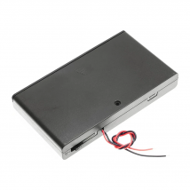 1 Pack 8 x AA 12V Battery Thicken Holder Base Box Wired Case with ON/OFF Switch and Cover for Wall Clocks Ham Radio Kids Toys