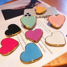 Cute Heart stents Adhesive type General Support the desktop scaling Cartoon For IPhone Samsung Xiaomi Phone Ring Holder