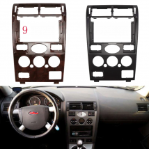 WQLSK Car Frame Cable For FORD MONDEO MK3 2001-2003 Android Big Screen Dash Panel Frame Fascia,2 DIN 9 inch Car Android gps