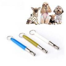 Adjustable Pet Dogs Training Whistle With Rope Behavior Training Ultrasonic Sound Flute Pet Discipline Silent Control Tools
