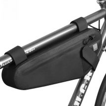 Sahoo 2L Bicycle Frame Bag Triangle Dry Pack MTB Road Rain Proof Top Tube Storage Pouch Water Repellent Fabrics Taped Seaming