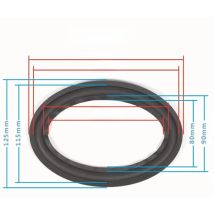 Speaker Rubber edge For Car Audio Repair Parts 6*9 inch oval Speaker Folding Ring 5*7 Inch Rubber Surround New Arrivals 2PCS