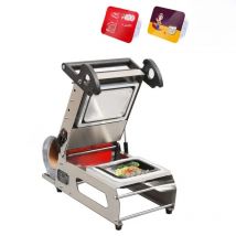 Heat Semi Automatic Meat Meal Food Plastic Tray Sealer Sealing Machine Manual Type