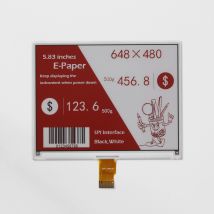 FPC-8601B 5,83 cala 24Pin Eink elektroniczny ekran lnk 648x480 Spi czarno-biały czerwony trójkolorowy elektroniczny ekran papierowy