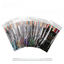 40/100cm Circular Knitting wool yarn Needles Stainless Steel Knitting Needle Tube Crochet Needles accessories Sewing Tools Lana