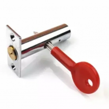 Stainless Steel Pipe Lock Invisible Mortise  Door Lock Fire Door Escape Aisle Furniture Hardware Accessories