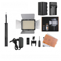 YongNuo YN300 III YN300III 3200k-5500K CRI95 Camera Photo LED Video Light Optional with AC Power Adapter NP750 Battery Stand KIT