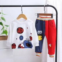 New Boys Clothing Sets Spring Autumn Kids Kids Cartoon Boy Tracksuits Kids Suits Long Sleeve T Shirt+Pants Set 0-5 Years