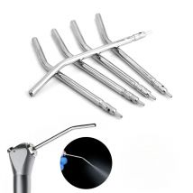 10/20/30pcs Stainless Steel Dental Air Triple Syringe 3 Way Dental Air Water Spray Syringe Nozzles Tips For Teeth Whitening