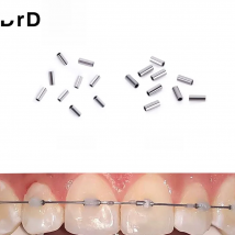 Dental Orthodontic Crimpable Hooks Mini Stops 0.5mm & 0.8mm Closed Archwire Stopper Dentistry Ortodoncia Tool