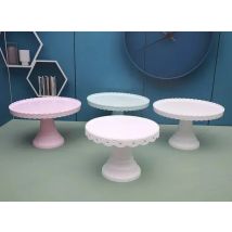 Birthday dessert table decoration plastic high footed cake tray rack wedding decoration setting up table cake display rack