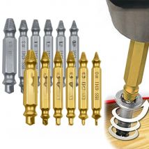 Damaged Screw Extractor Set HSS Drill Bit Stripped Broken Remover Small Easily Quickly Take Out Kit Easy Demolition Power Tools