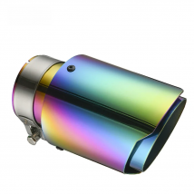 EPLUS Car Stainless Steel Muffler Tip Exhaust System Universal Straight Multicolor Decoration Exhaust Pipe Mufflers For Akrapovi