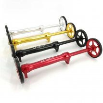 Litepro Easy Wheel & Extension Rod For Brompton Rear Cargo Rack Easywheel Telescopic Rod