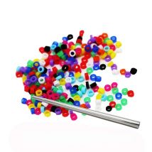 200 pcs Bird Ring Leg Bands for Parrot Finch Canary Gouldian diameter 3mm 4mm 5mm Bird foot Ring Color random delivery