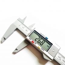 Digitale Messschieber, Messen Sie 150 mm, 6 Zoll LCD, elektronisches Kohlefaser-Messgerät, Höhenmessgeräte, Mikrometer