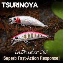 TSURINOYA 50S Flussangeln Sinking Stick Bait Minnow Fishing Lure Intruder 50mm 5g Forellenbereich Bach Ajing Fake Fish Hard Baits