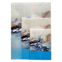 A3/A4/A5 Watercolor Pad, 140lb/300gsm, 20 Sheets | Cold-Pressed, Acid-Free, Artist Paper for Adults and Students - Painting, Gou