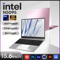 Computadora portátil de 15,6 pulgadas Intel Celeron N5095 Notebook PC Gamer 16GB RAM 1TB 2TB SSD Oficina Estudio PC Windows 11 Pro 1080P Laptops