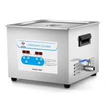 15L Ultrasonic Cleaner 40kHz Ultrasound Bath for Motorcycle and car parts, 3D Printing Resin, Dental, Laboratory, Tools etc